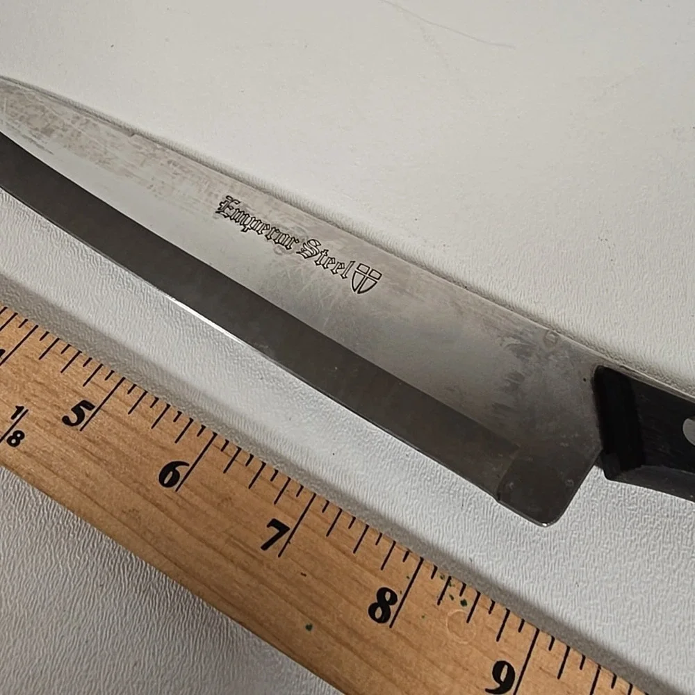 Emperor Steel 3 Knives Full Tang  Japan Stainless‎ Steel 2 Sharpening Steels